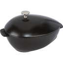 Staub Muscheltopf 25 cm schwarz