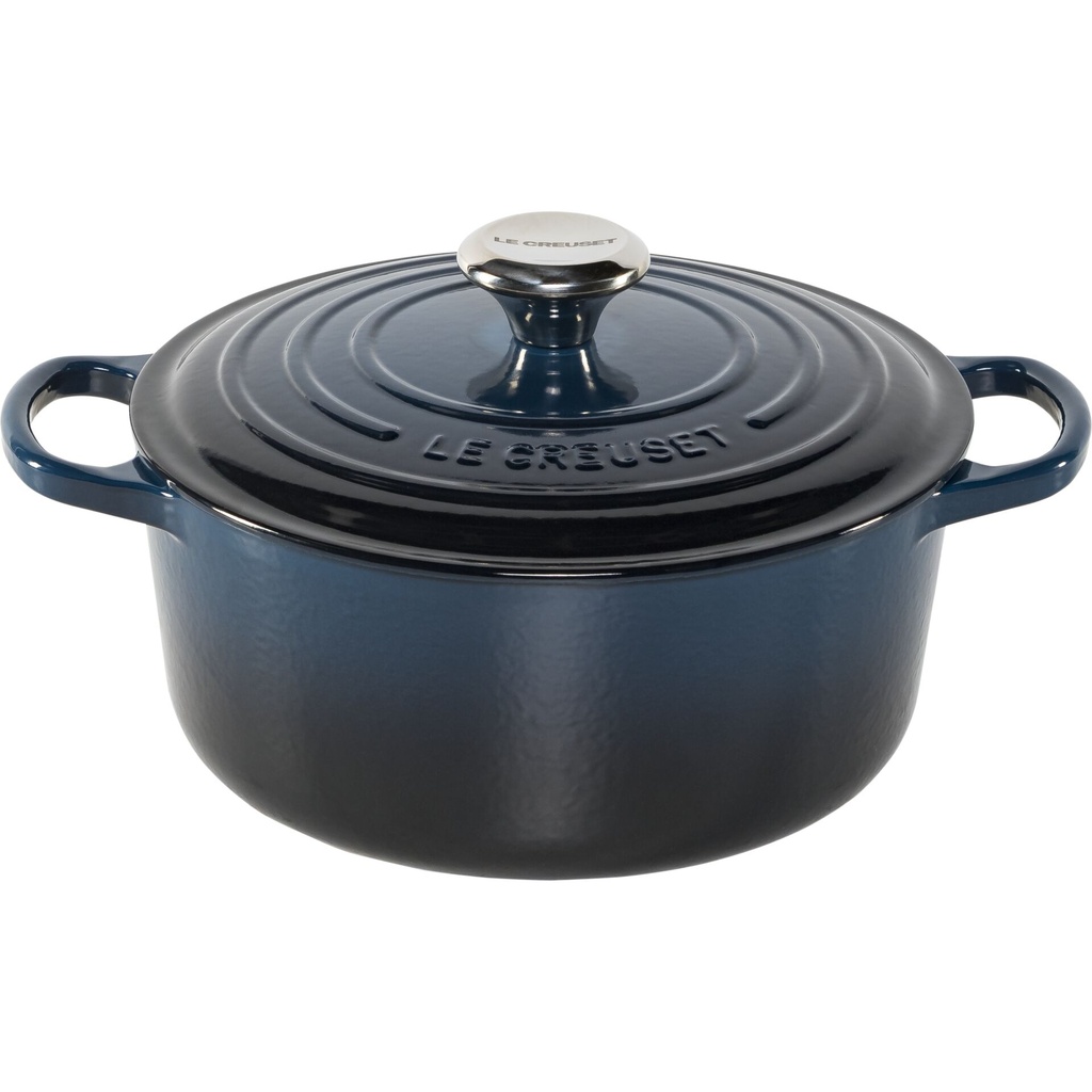 Le Creuset Signature Bräter rund 24 cm nuit