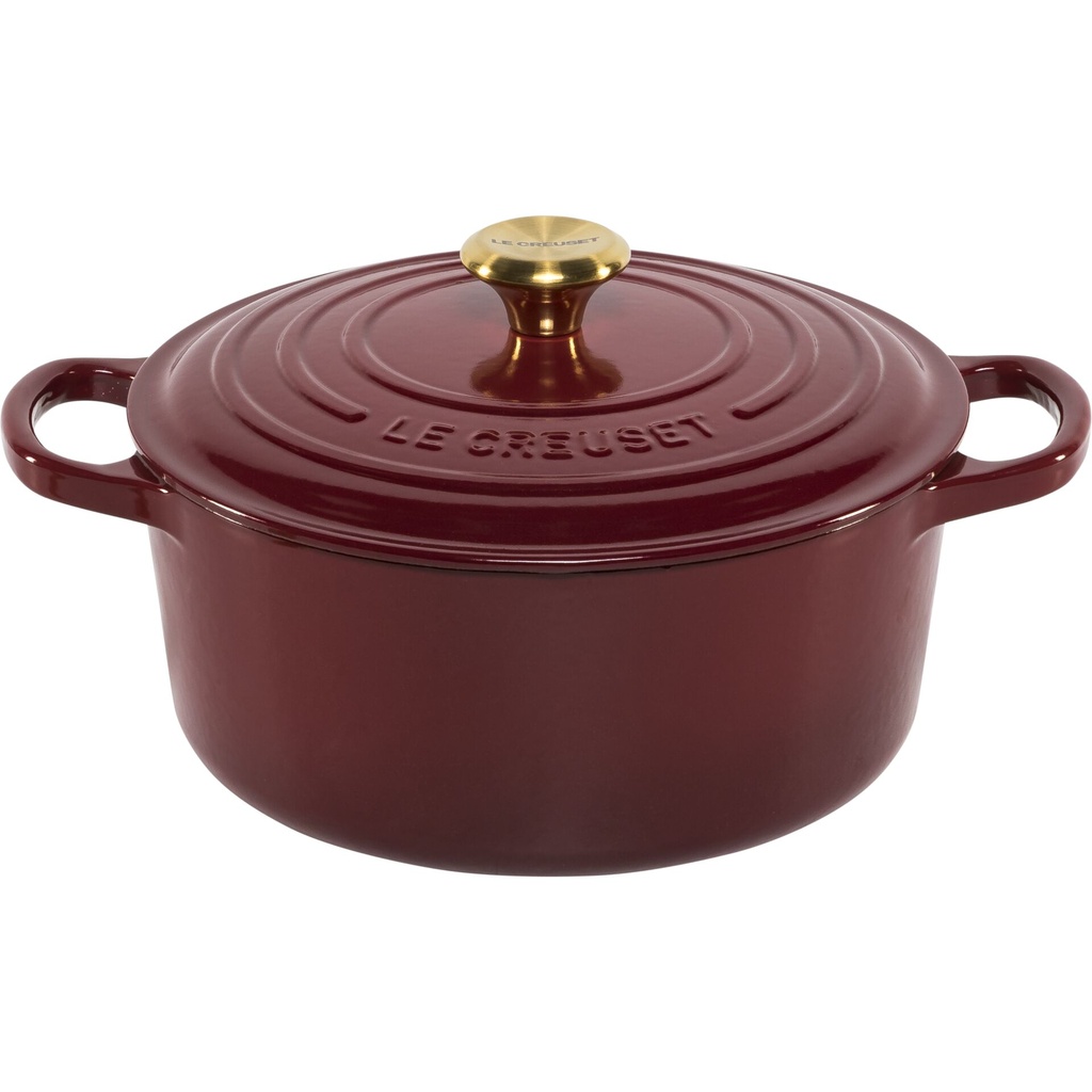 Le Creuset Signature Bräter rund 22 cm rot