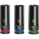 WERA Wheel Impaktor C Set 1 Socket set, 1/2  drive