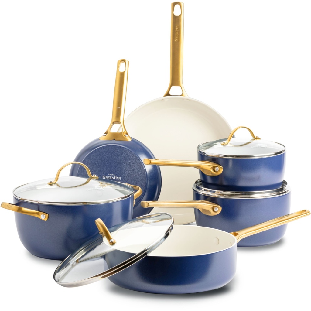 GreenPan Padova Reserve 6-tlg. Topf&Pfannenset blau