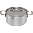 De Buyer Affinity Saucepot Stainless Steel with lid 24 cm