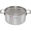 De Buyer Affinity Saucepot Stainless Steel with lid 28 cm