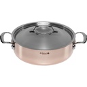 De Buyer Prima Matera Saucepot copper/steel low 28cm induction