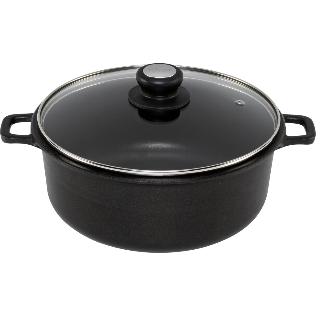 De Buyer Choc Extreme Saucepot with Glass Lid 28cm induction