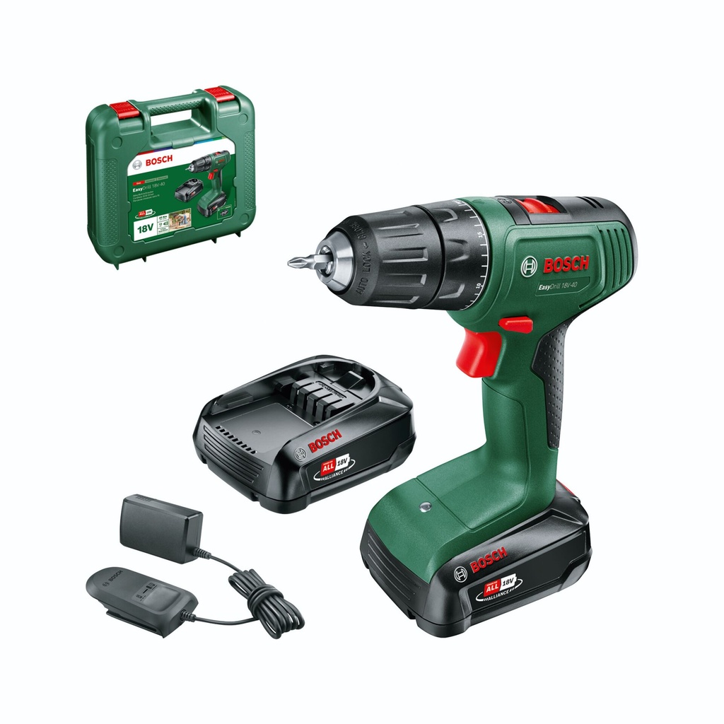 Bosch EasyDrill 18V-40 2x2.0Ah