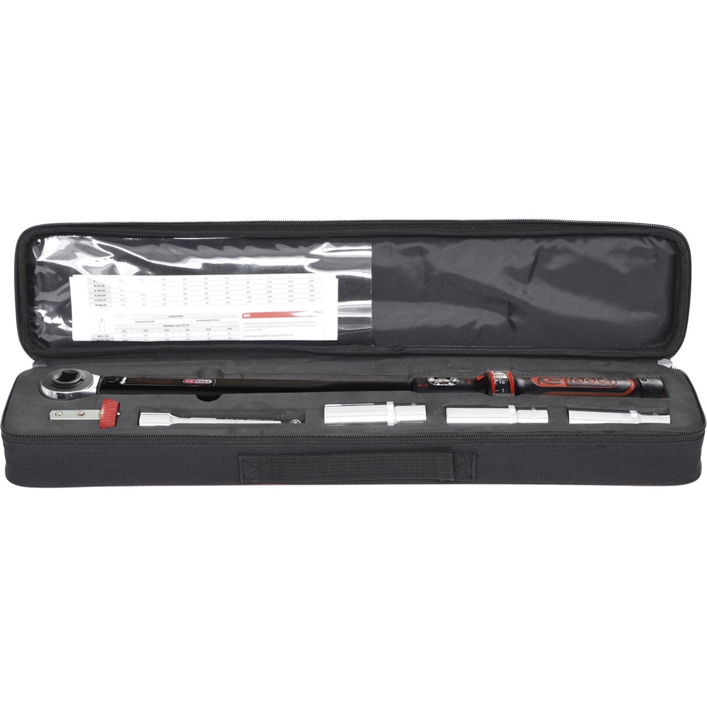 KS Tools 1/2 ERGOTORQUE 40-200 Precision Torque Wrench Set 5pcs