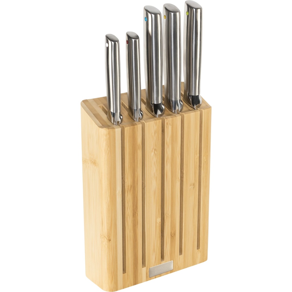 Joseph Joseph Elevate Steel Knives Bamboo 5-piece Set