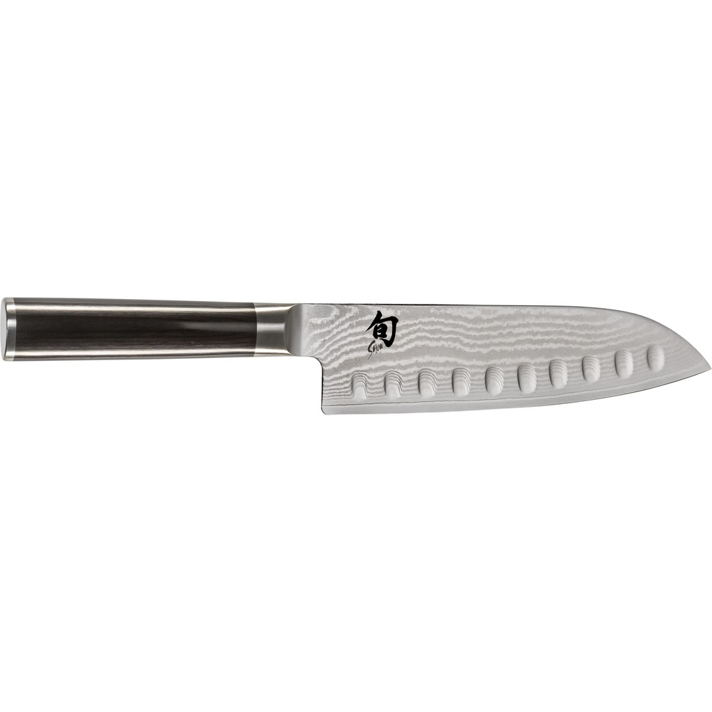 KAI Shun Santoku Knife with Hollow Edge 18 cm