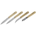 Opinel Natural 4 essential knives Box Set