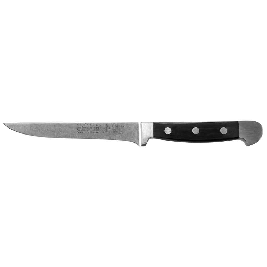 Güde Alpha Boning Knife flex. POM black 13 cm 1703/13