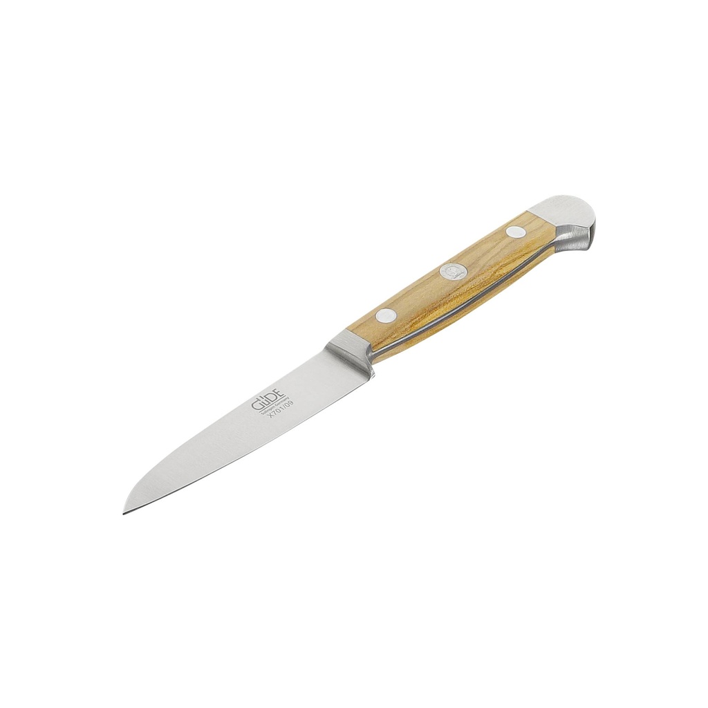 Güde Alpha vegetable knife 9 cm Olive Wood