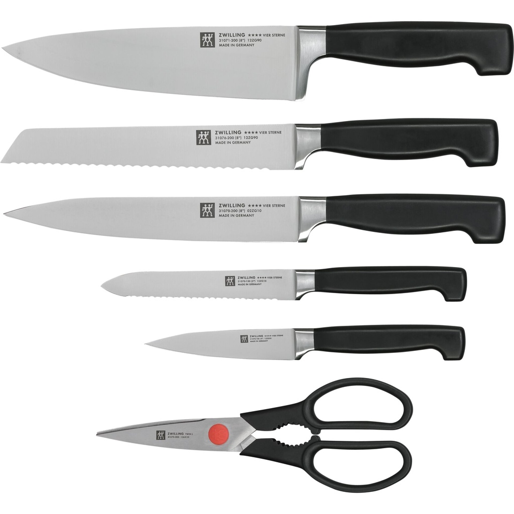 Zwilling Vier Sterne Knife Block 7 pcs. grey