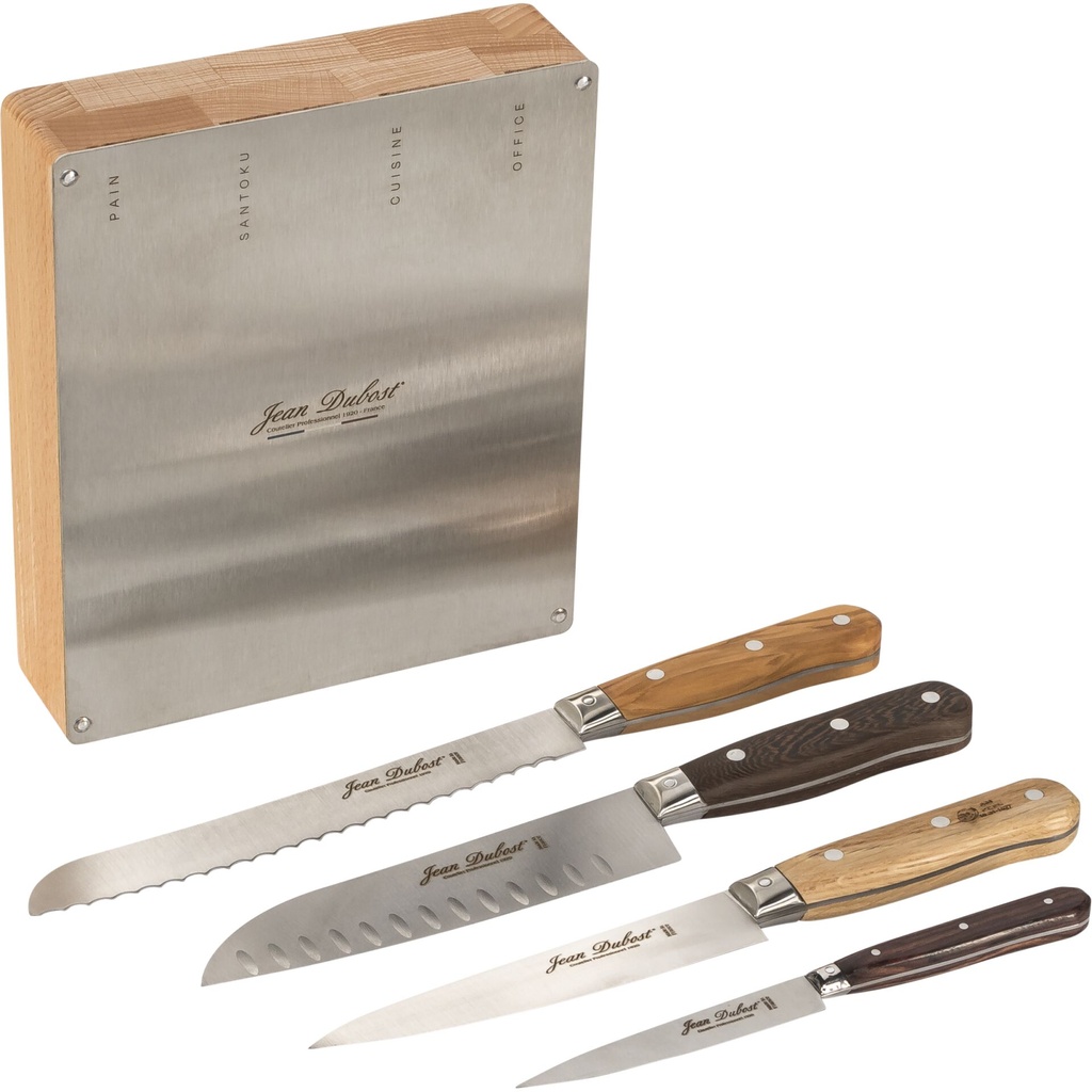 Laguiole Jean Dubost Kitchen Knife Set 4 pcs.