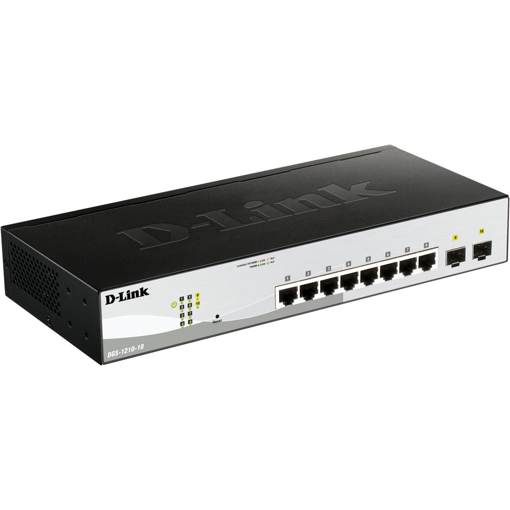 D-Link DGS-1210-10/E 10-Port Layer2 Smart Managed Gb Sw