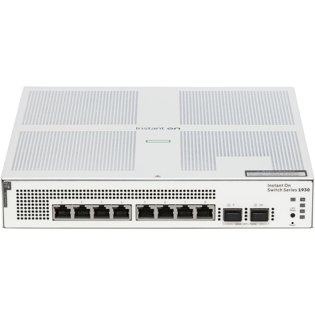 HPE Networking Instant On 1930 Switch 8p Gigabit CL4 PoE