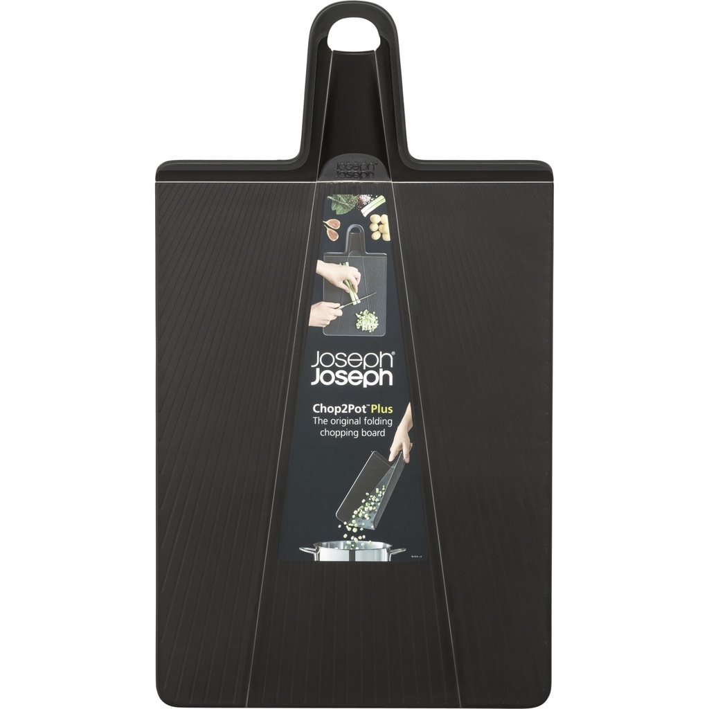 Joseph Joseph Chop2Pot Plus Foldable Chopping Board black