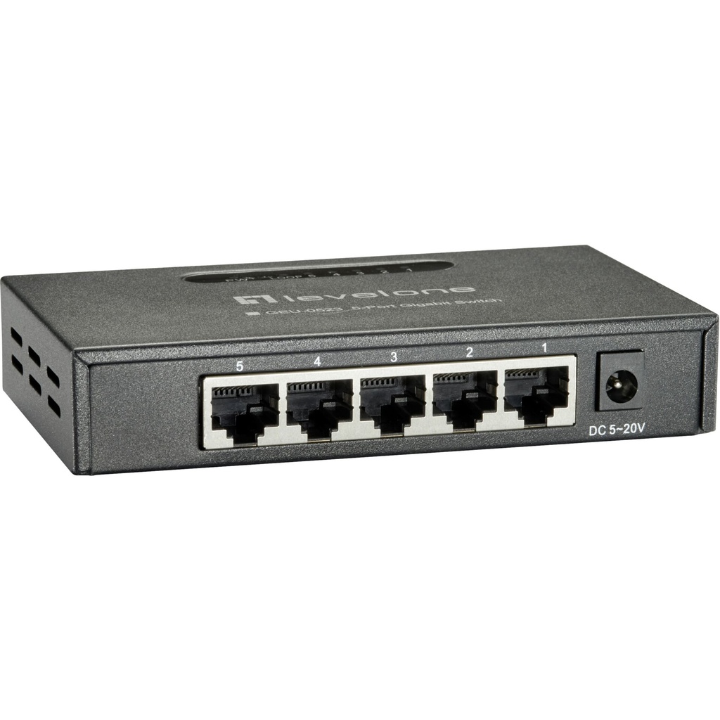 Level One GEU-0523 5-Port Gigabit Switch