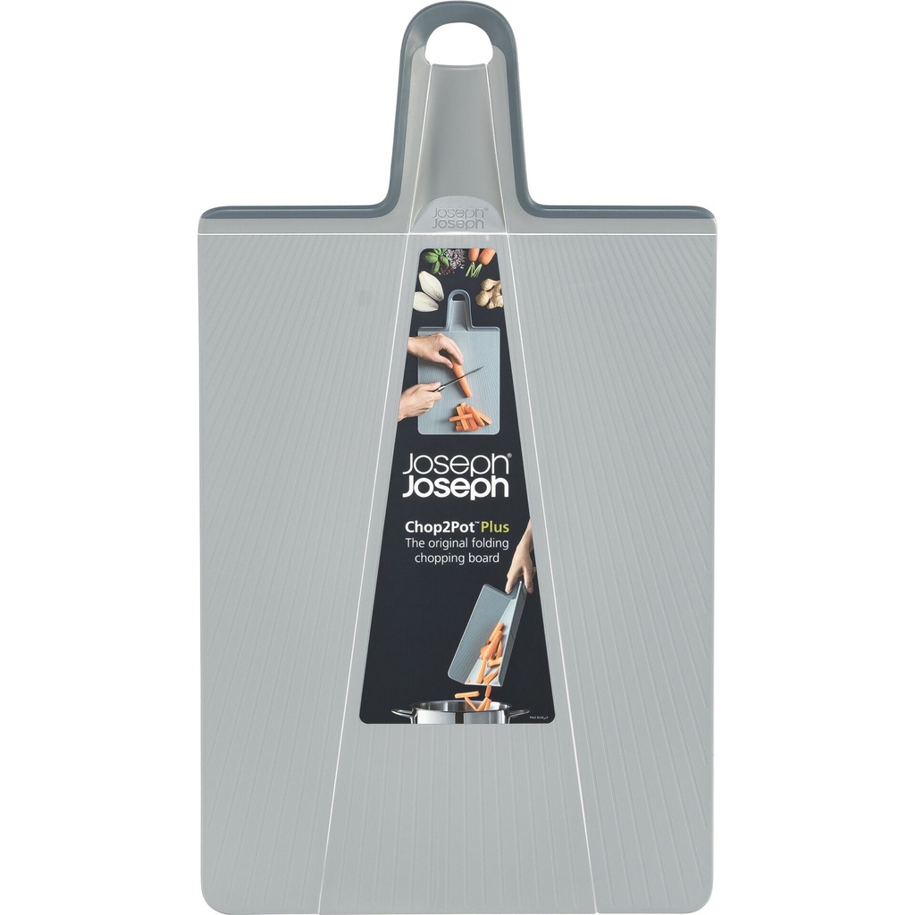 Joseph Joseph Chop2Pot Plus Blue Folding Chopping Board