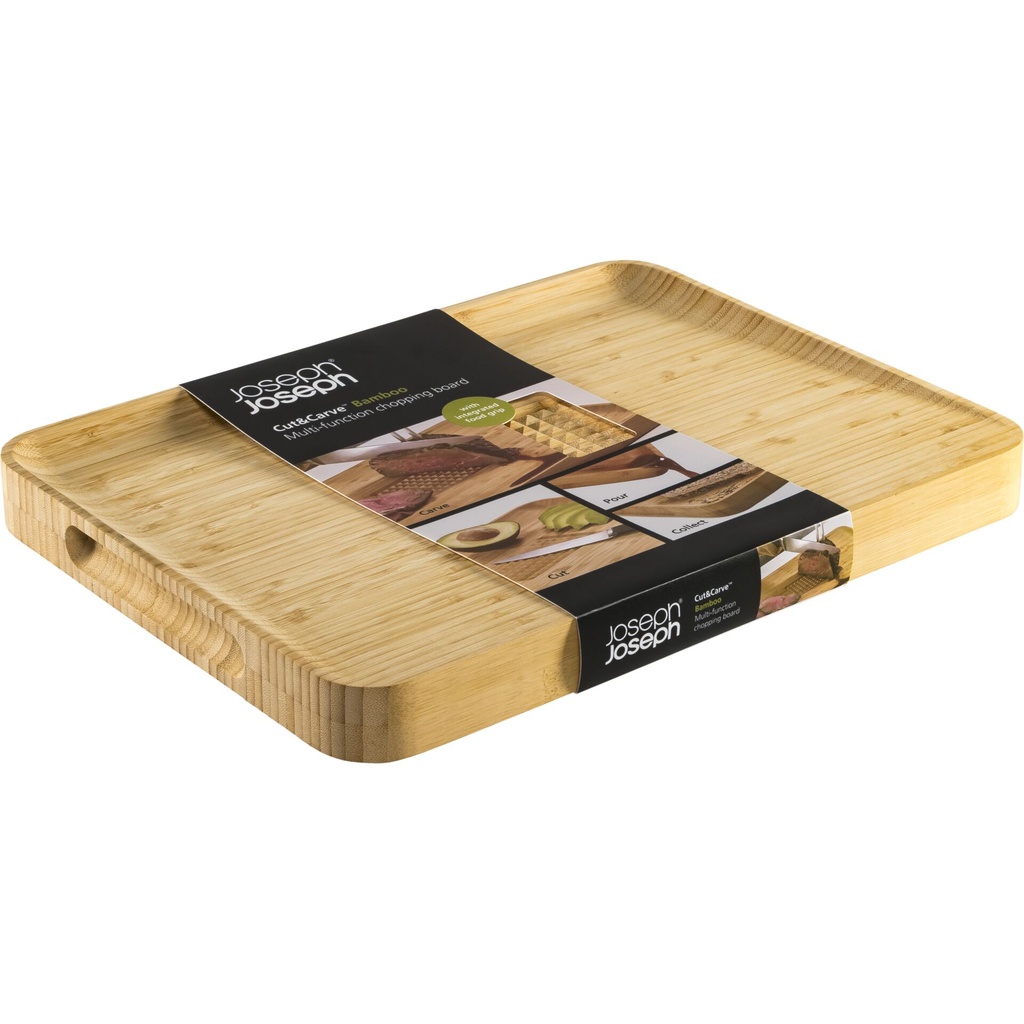 Joseph Joseph Cut&Carve Bamboo Chopping Board