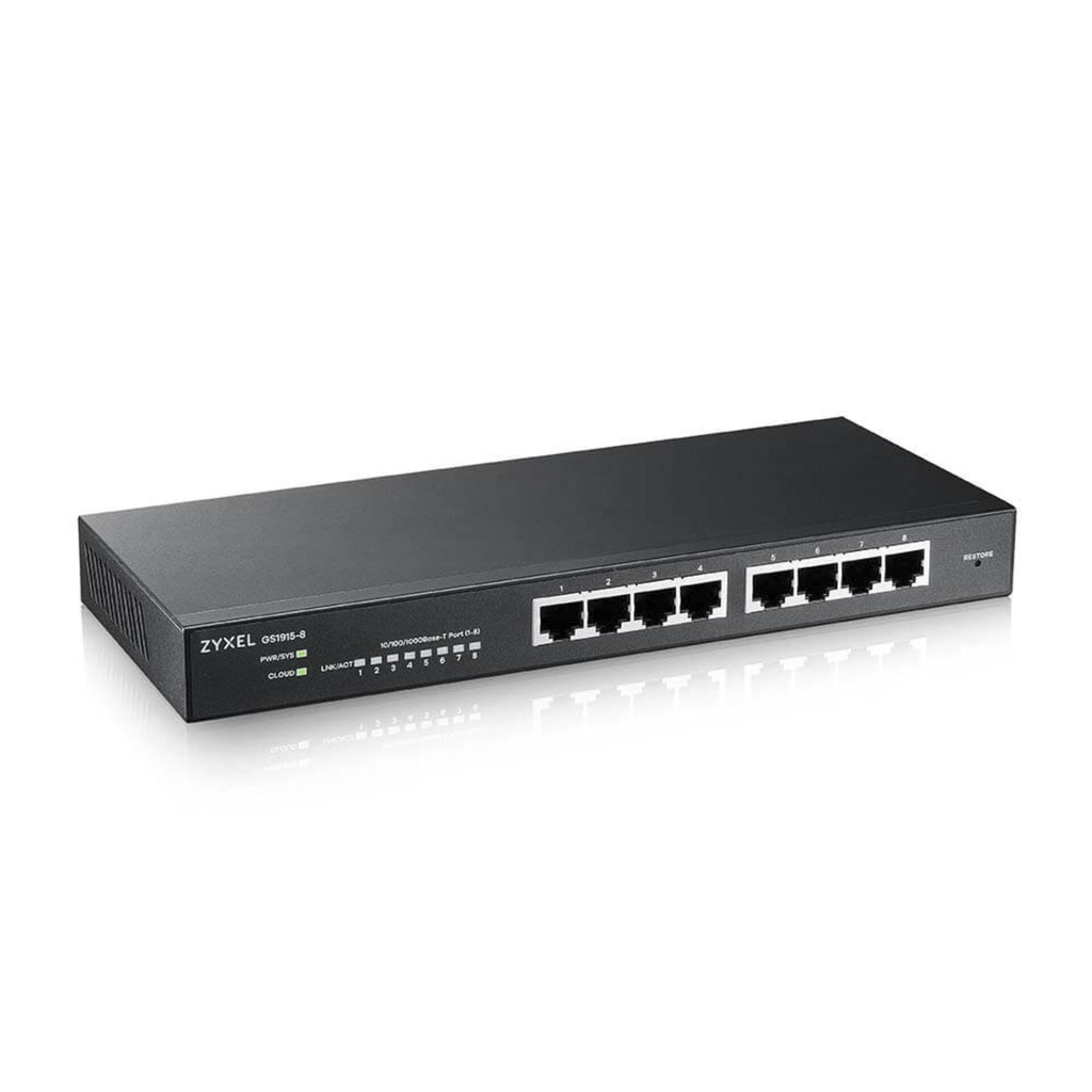 Zyxel GS1915-8 8-port Smart Switch, NebulaFlex