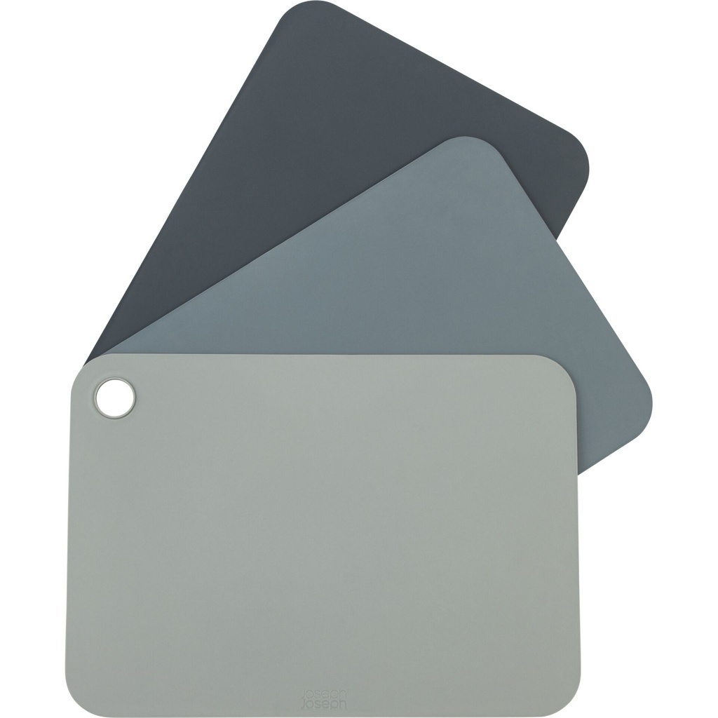 Joseph Joseph Pop 3-piece Blue Chopping Mat Set