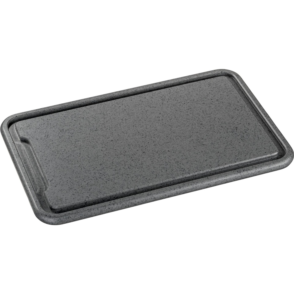Zassenhaus Carving Board Plastic Dark Grey 36x23x1,5cm