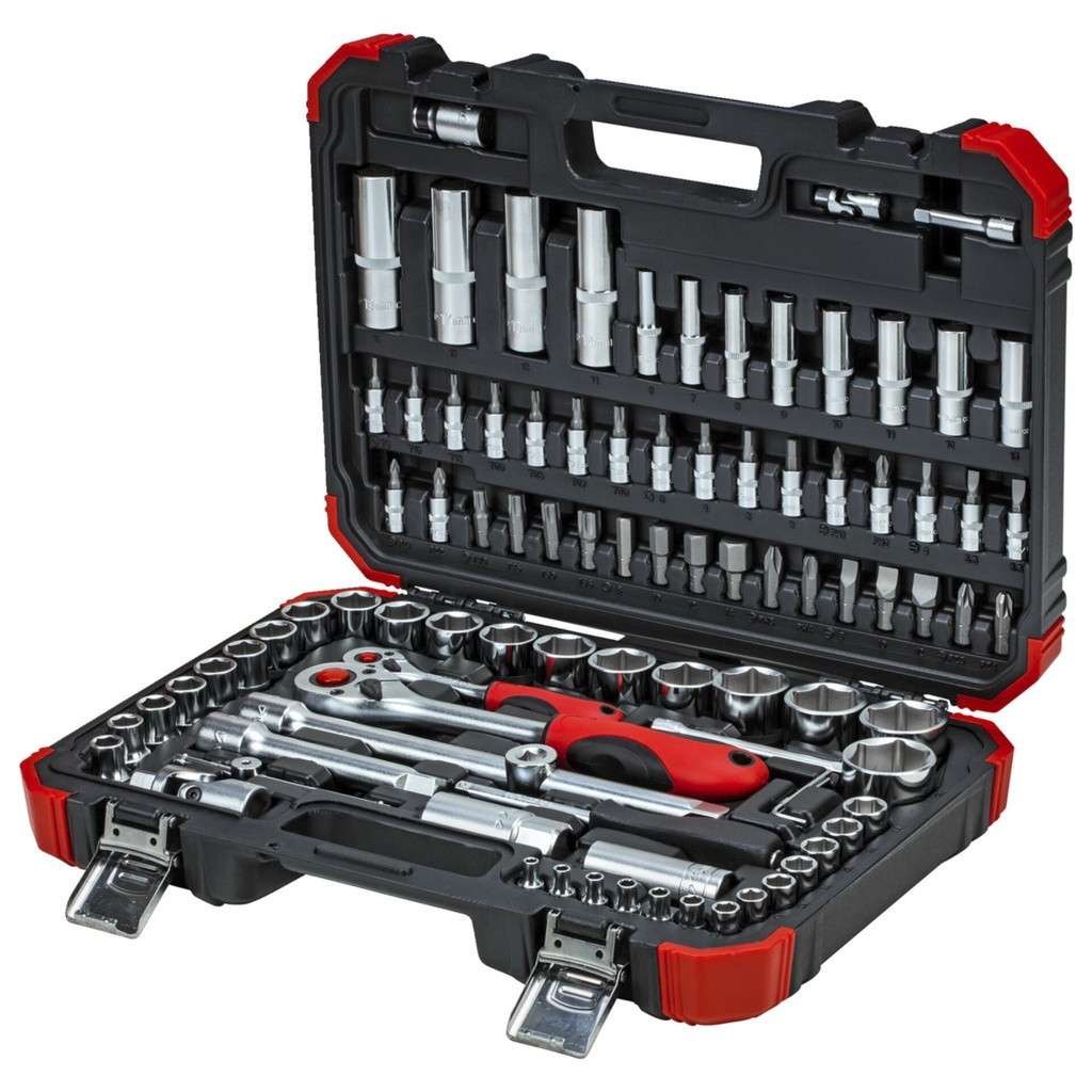 GEDORE red Socket Set 1/4  + 1/2  94-pieces