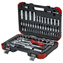 GEDORE red Socket Set 1/4  + 1/2  94-pieces