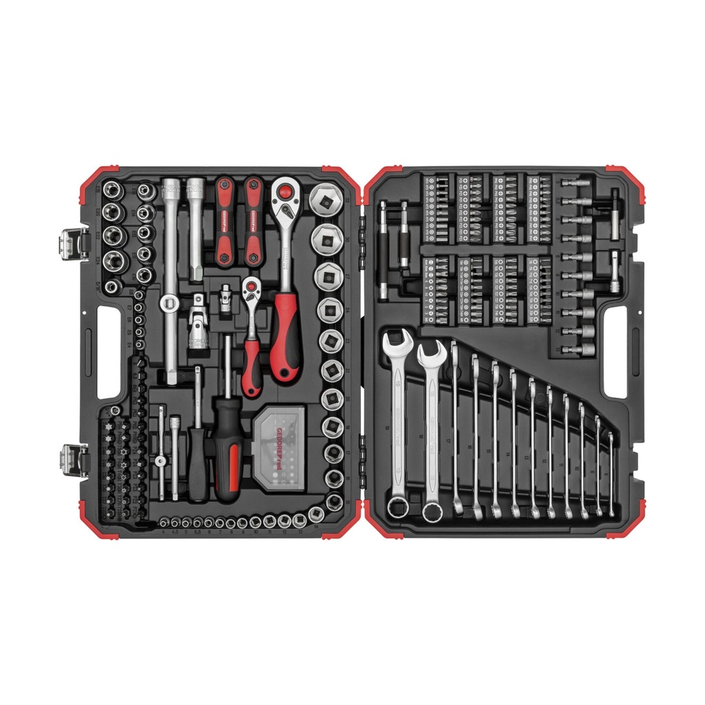 GEDORE red Socket Set 1/4  + 1/2   232-pieces