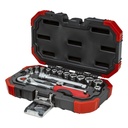 GEDORE red Socket Set 1/4    16-pieces