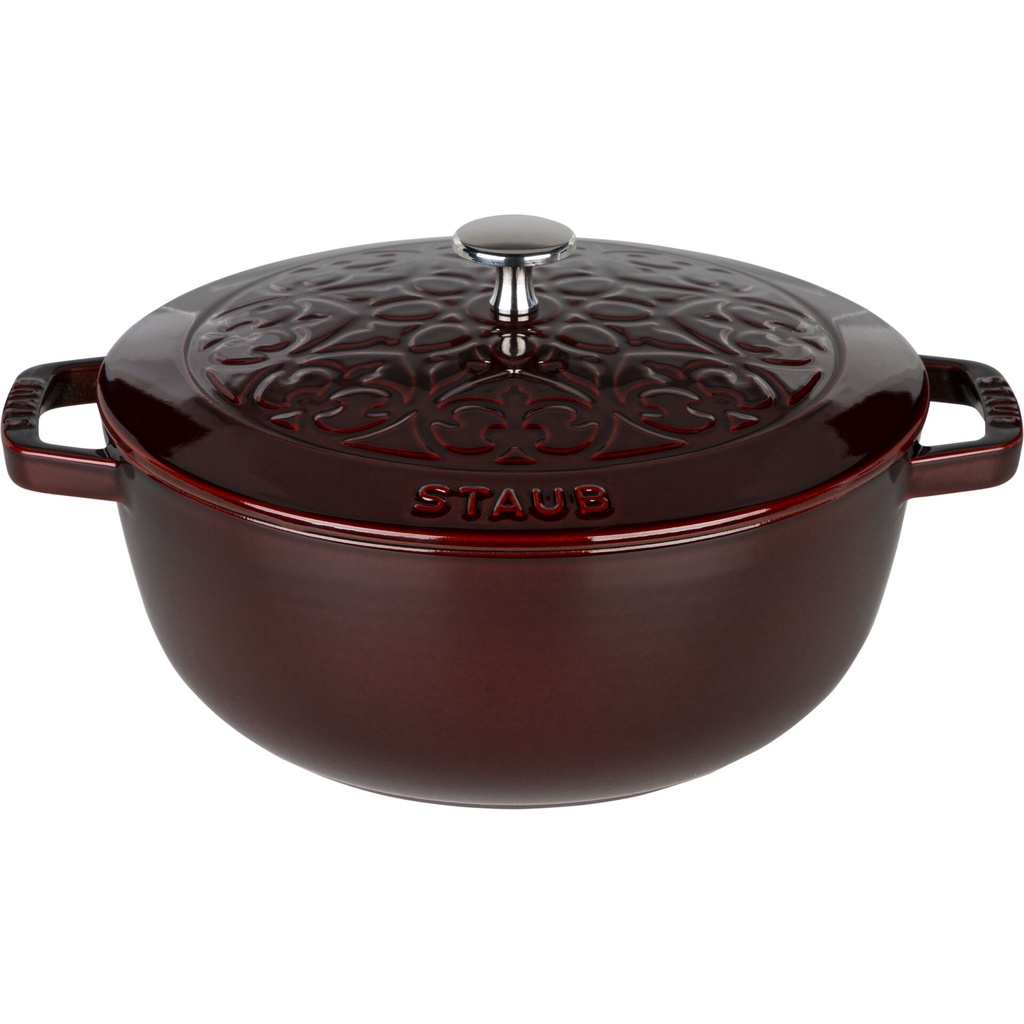 Staub La Marmite 24cm rund, Grenadine, Gusseisen