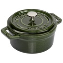 Staub Mini Cocotte 10cm round basil green, cast iron