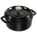 Staub Cocotte 12cm round black, cast iron