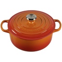 Le Creuset Signature Casserole round 20 cm volcanic