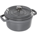 Staub La Cocotte 20cm round, Graphite grey, Cast Iron