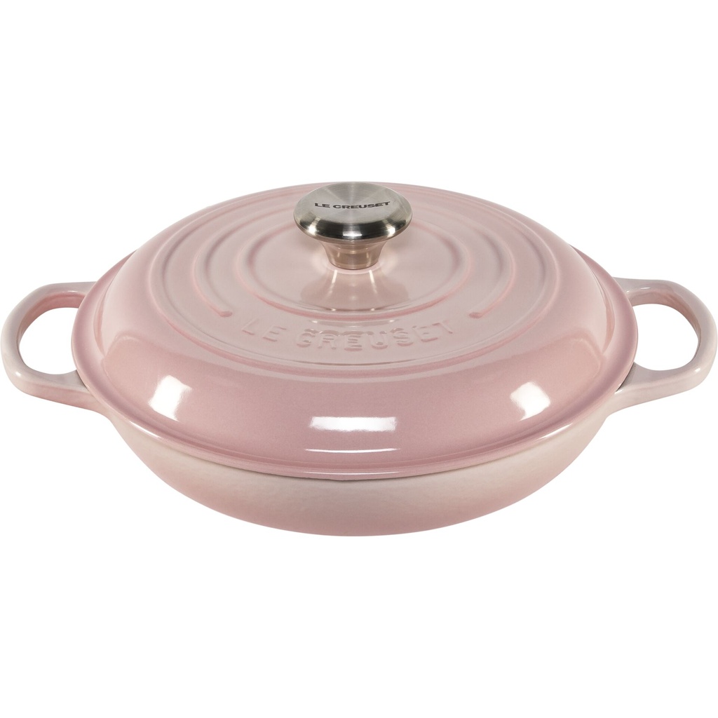 Le Creuset Signature       26 cm Gourmet Professional Pot Pink