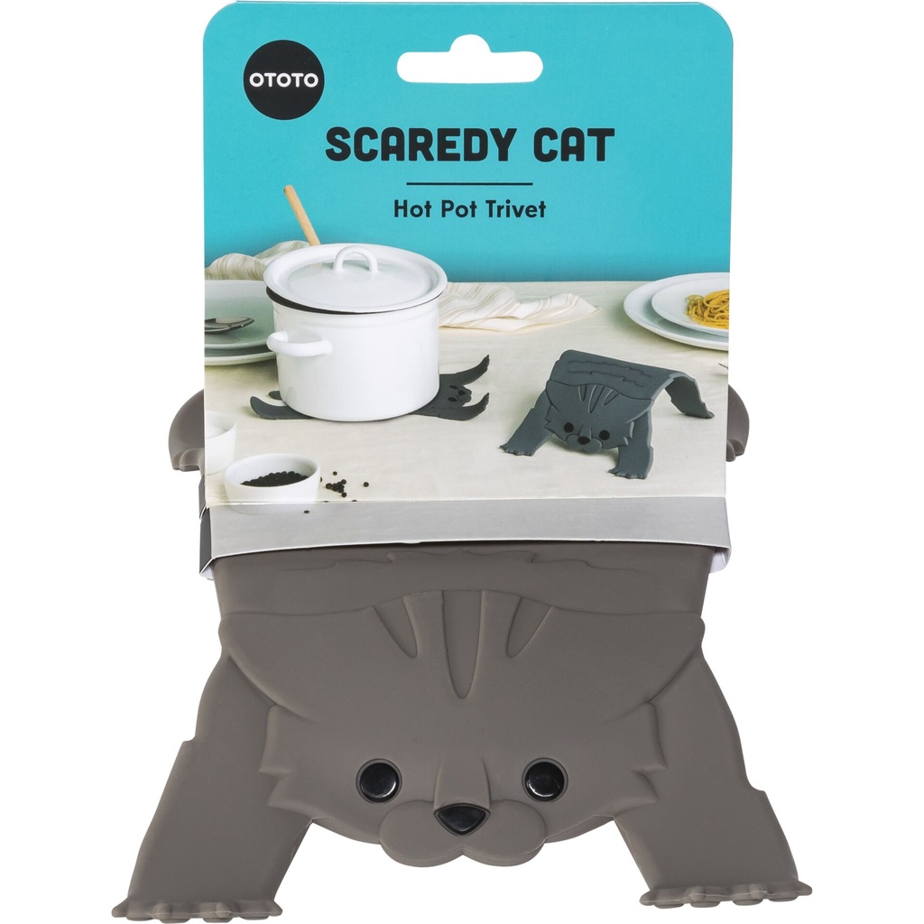 OTOTO Scaredy Cat Hot Pot Trivet