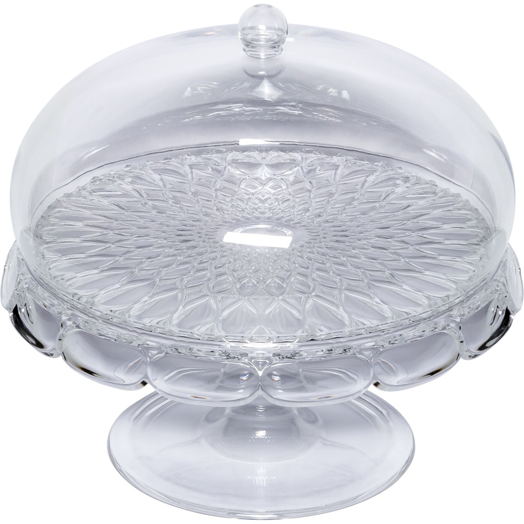 Guzzini VANITY Small Cake Stand with Dome Clear