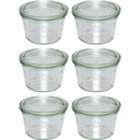 WECK Mold Jar  370ml Set of 6