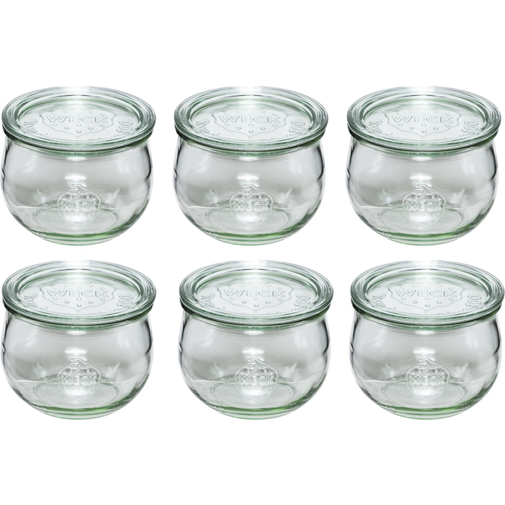 WECK Tulip Jar 580ml Set of 6