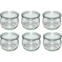 WECK Tulip Jar 580ml Set of 6
