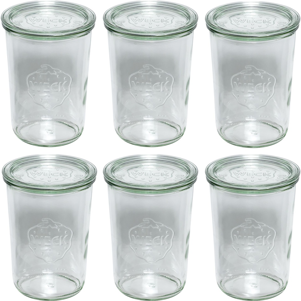 WECK Mold Jar 850ml Set of 6