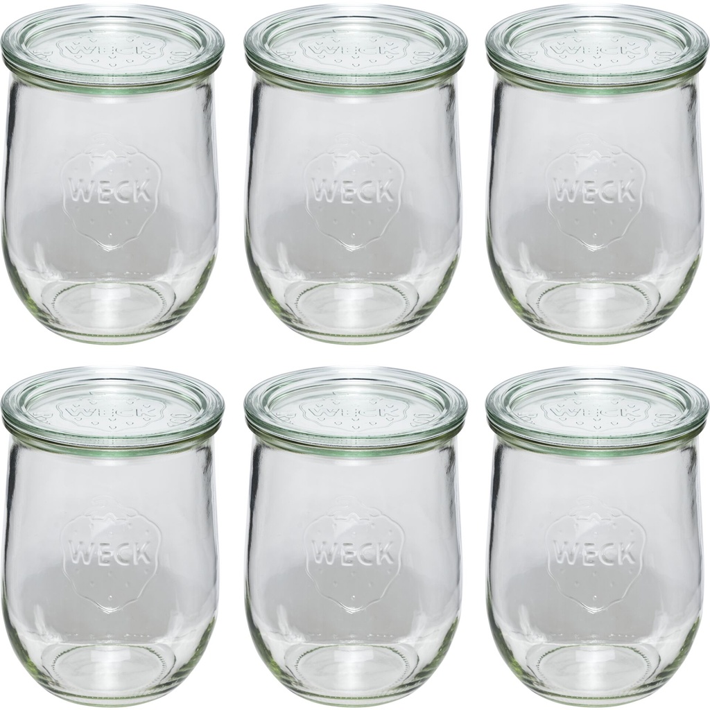 WECK Tulip Jar 1062ml Set of 6