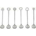 Sambonet New Portafortuna Inox 6 Party Spoon Set