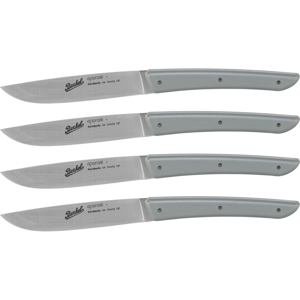 Berkel steak knife set 4-pcs. Color grey
