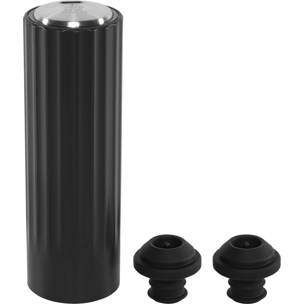 Peugeot PRESERVE Wine Electric Vacuum Pump - ABS 14cm BLACK/ABS