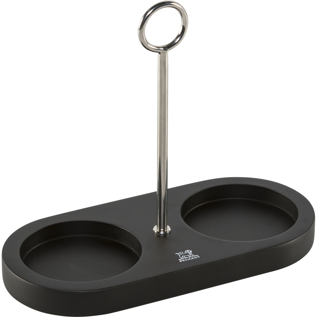 Peugeot Linea Bambus Mühlen- untersetzer 17cm mattschwarz