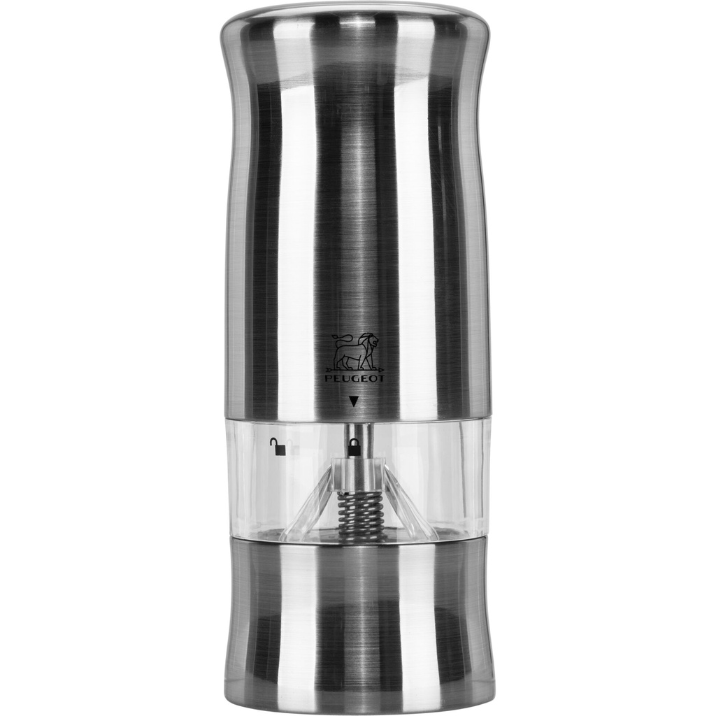Peugeot Zeli Pfeffermühle 14 cm elektrisch silber