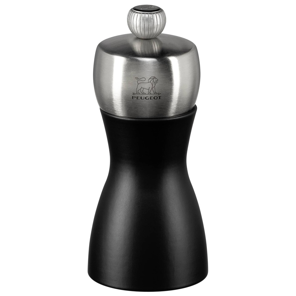 Peugeot FIDJI pepper mill beech wood matt black 12 cm